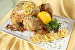 Dinner -Flavored Turkey (serves 4-6) flavor options: Lemon Pepper, Cajun Creole, Jerk Fried Turkey