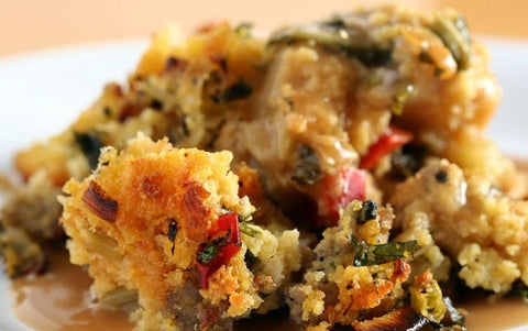 Upgrade - (with Dinner option only) Seafood Cornbread Stuffing